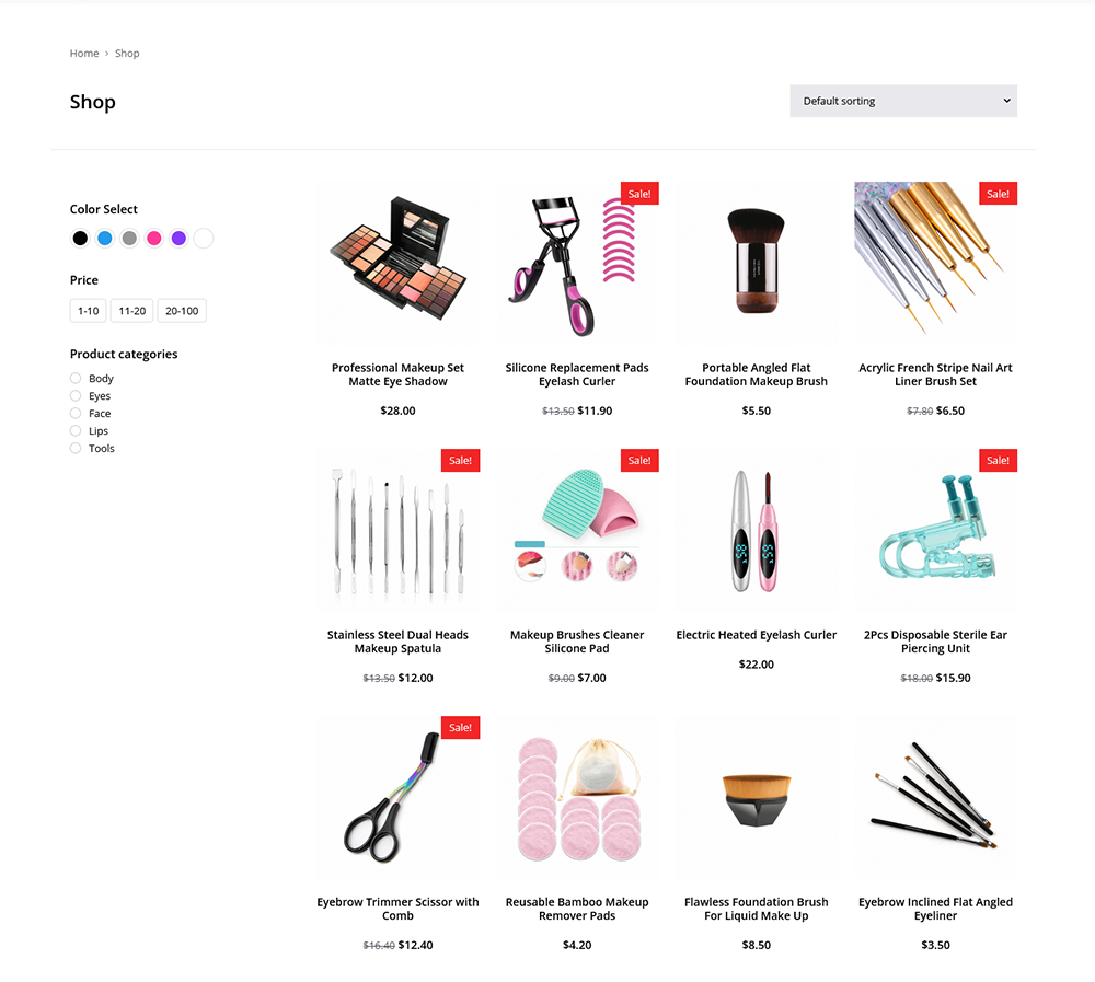 Beauty & Makeup Shop